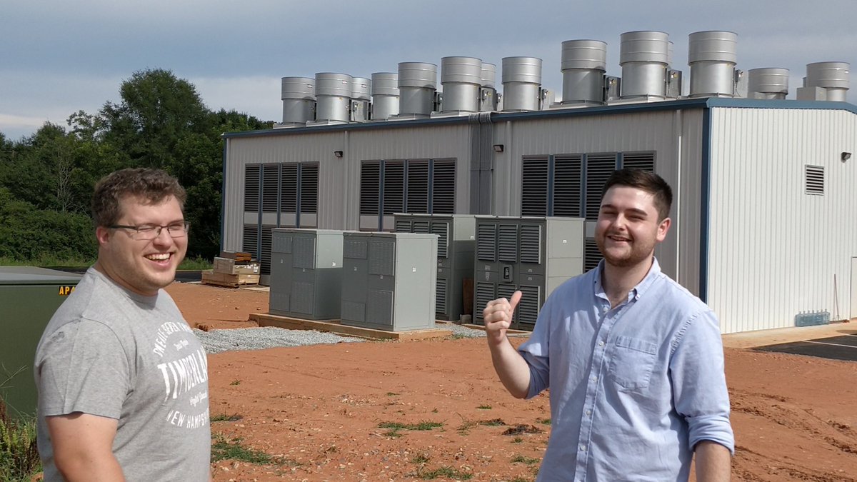Crosstalk's own David Barger <a href="/DLBTechLLC/">David Barger</a> on location with North Georgia Data's Tim Barbir @north_data.  We had the opportunity to set up the network for this massive crypto-currency data center - video coming soon...this place is amazing!