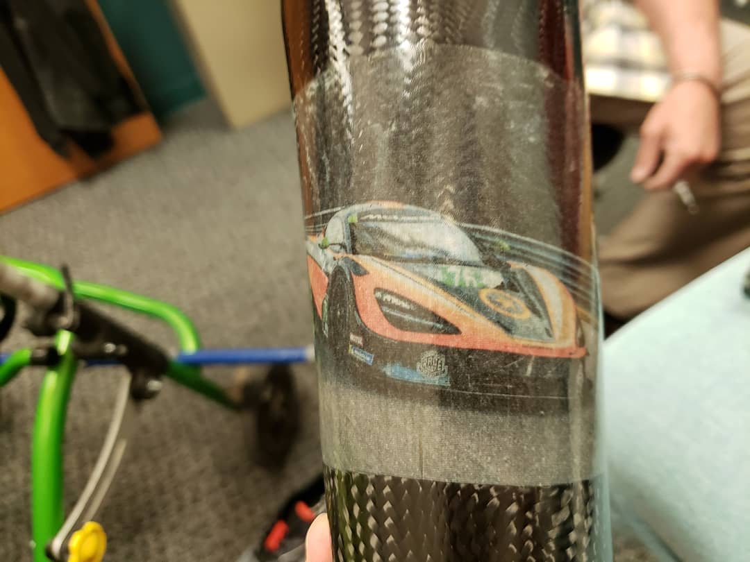 Hockey_NF_Mom's tweet photo. Travis' new brace...you could say he LOVES it! Thank you @ShrinersHospSLC @shrinershosp @DavidRagan @Team_FRM @CompassRacing @KyleBusch @JoeGibbsRacing @NASCAR @IMSA !! #imwithTravis #alwaysracing #EndNF #NASCAR #IMSA #shrinershospitals #shriners https://t.co/0X1tqAFnuM