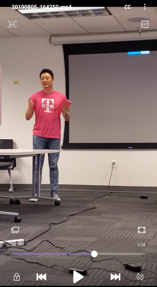 MagentaPete's tweet photo. AWESOME day with the kickass #RockyMountainTeam. Every day @TMobile is full of learning opportunities. Thank you for accepting me as a member of the team! #RMM #WeWontStop #killPowerPoint #screenshot #CameraAdds15pounds https://t.co/5aqpOjrjJy