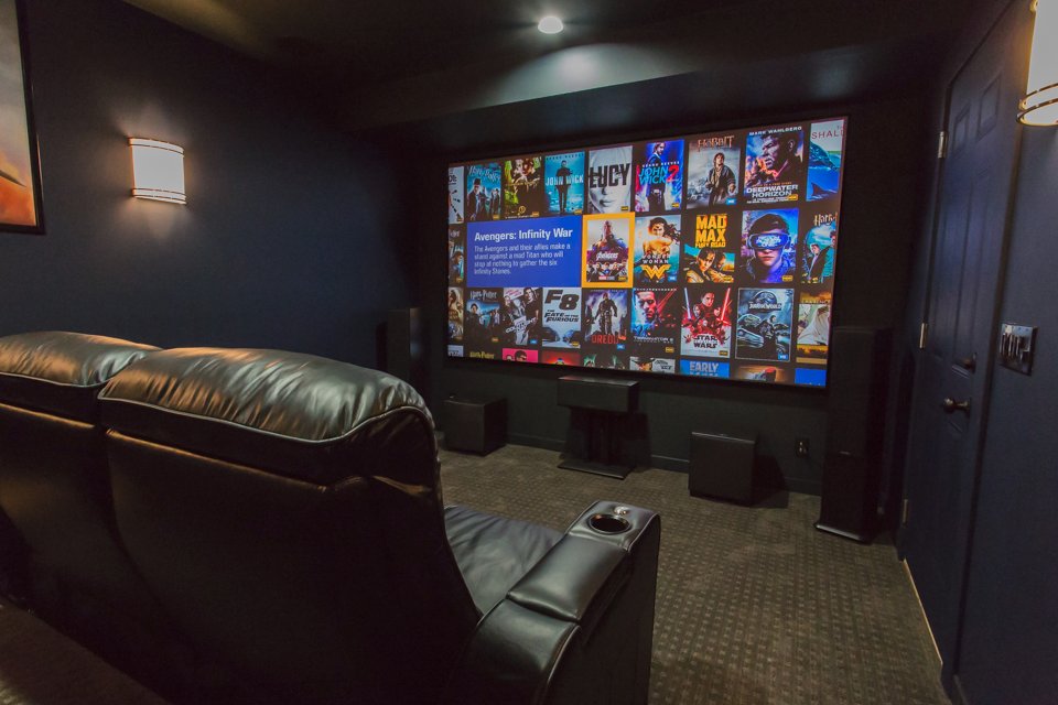 Sea1Wolf's tweet photo. Very pleased with how the project turned out. Happy to show a small space can make a great theater. #sony #siscreens #monitoraudio #kaleidescapeinc #pioneerelite #octaneseating #rokuplayer #lutronelectronics #urcinsta https://t.co/VUICjcf1Vh