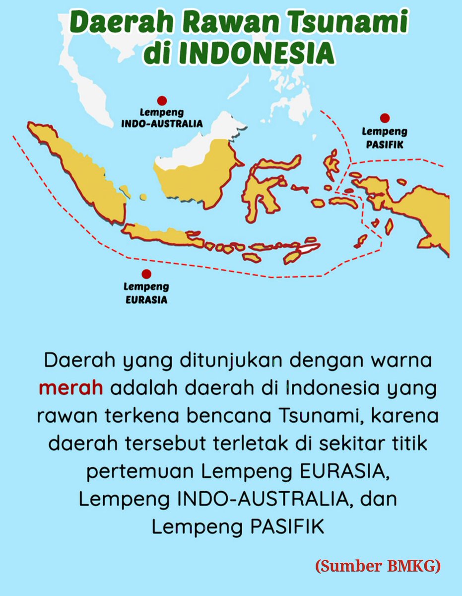 widjokongko's tweet photo. Banyak yg tanya: apa hanya Sumatra-Jawa sj yg betul2 rawan Smong? Tidak.
Panjang pantai Idn, >99rb km (@InfoGeospasial), &amp; >60%nya rawan Smong krn hadap zona subduksi &amp; sesar aktif (gbr: garis merah).
@infoBMKG @infomitigasi https://t.co/4TpCjyC39U