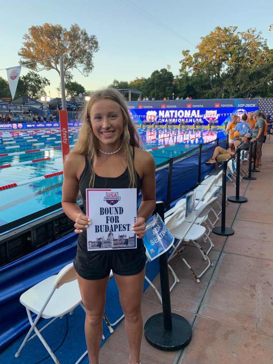 DCST_OH's tweet photo. Congrats to Ellie! She was selected to be on the USA Junior Worlds team that will compete in Budapest for the FINA Junior World Championships!!! https://t.co/2aSU2G2oIM