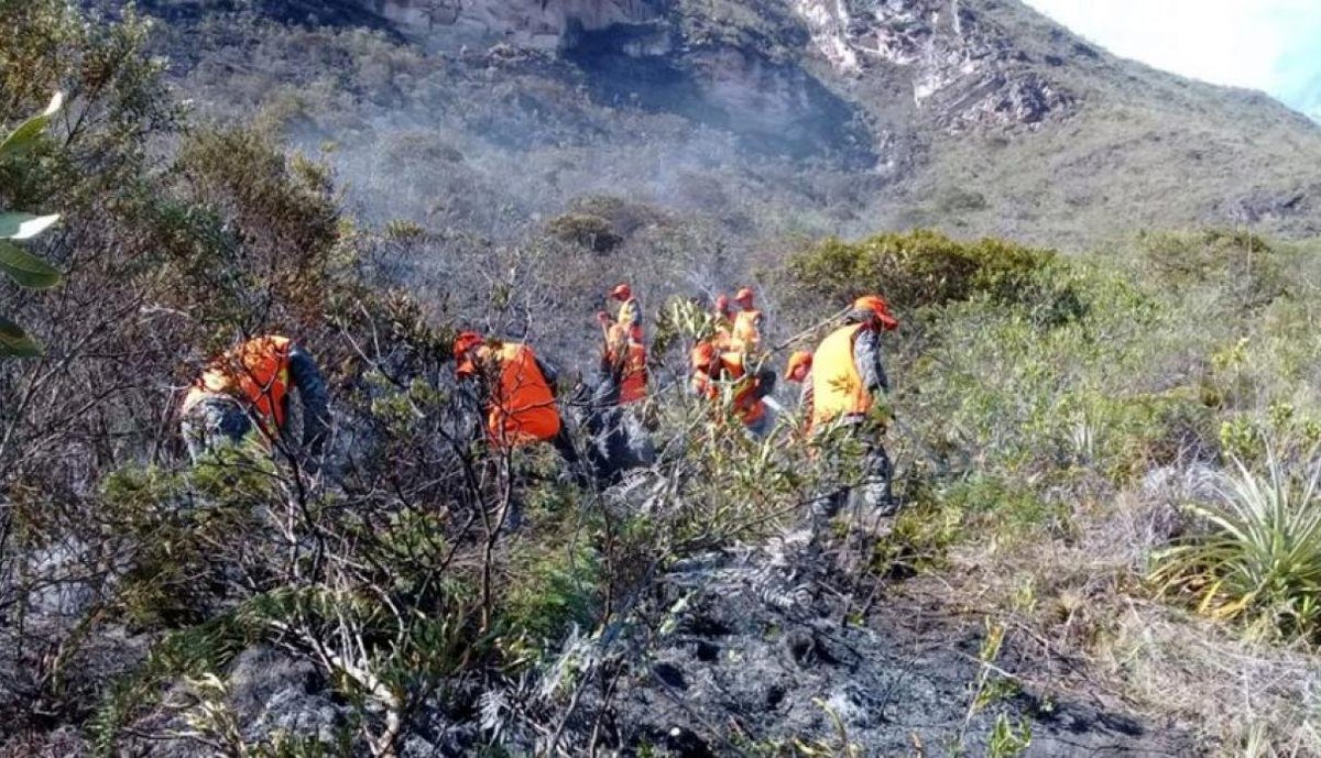 PeruECpe's tweet photo. Amazonas: incendio cerca a fortaleza de #Kuélap aún no ha sido controlado | FOTOS ► https://t.co/kYeMZRUnsA https://t.co/JGeE11574r