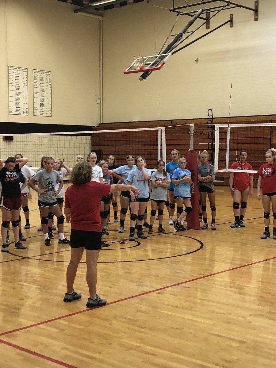 SRidgeAthletics's tweet photo. Raider Volleyball with a great mix of veterans and youth in 2019 !
๐ #SpikeEm https://t.co/5d423trbJl