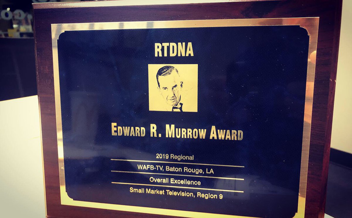 AllisonWAFB's tweet photo. Working on @wafb’s digital Team was a dream! It was so much fun being the digital health reporter and creator/host of our weekly web series #GETFITREDSTICK What a great honor to be recognized for it by the RTNDA with a Regional Edward R. Murrow Award. https://t.co/JGBbrh5zuy