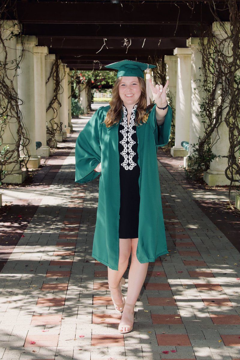 Ashleyjrdn's tweet photo. I did it y’all! 
@USouthFlorida https://t.co/ahSLjmsNMq