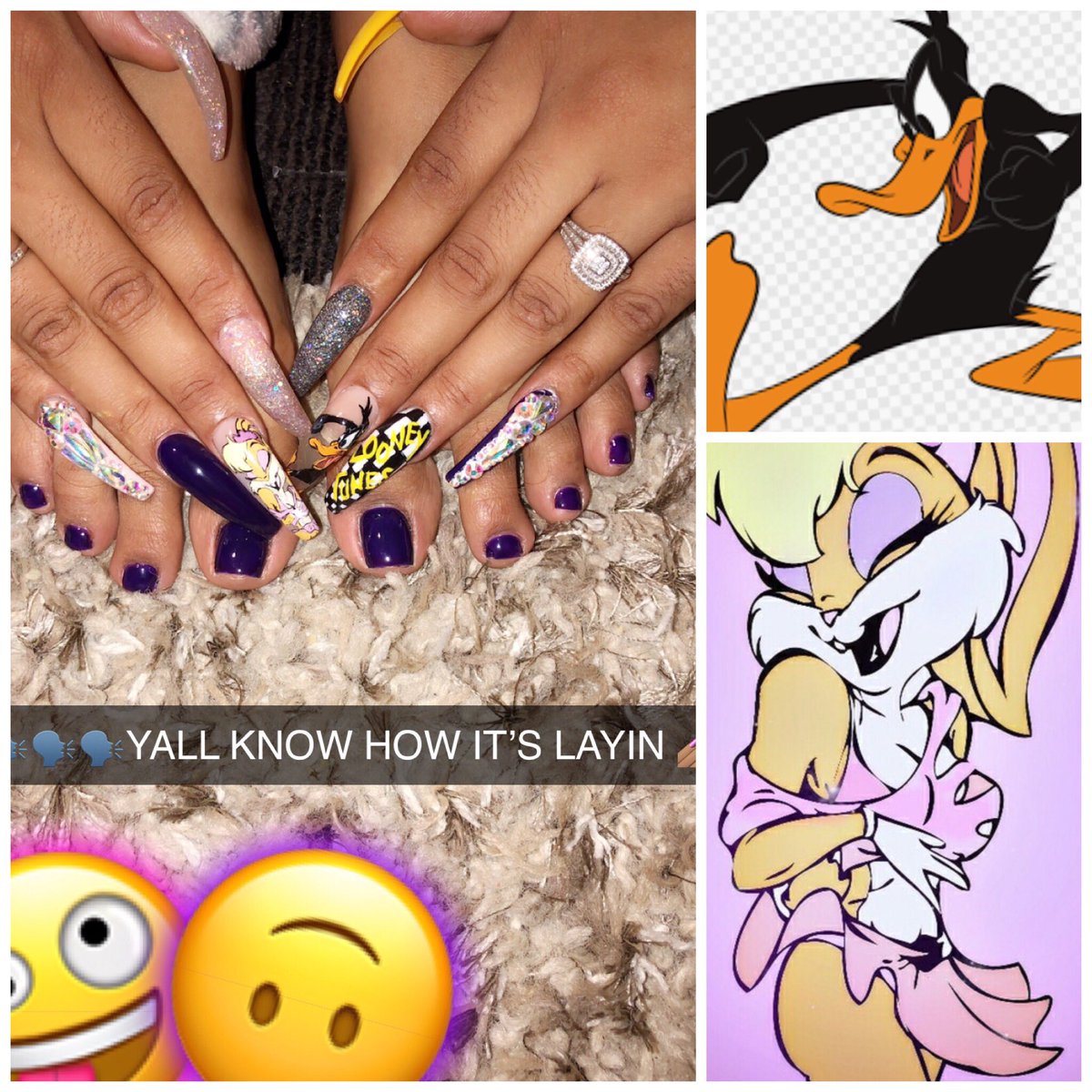 RicanPoundCakee's tweet photo. In love with my shit. #RealNailArt #Freehand #LoveMyTech ๐ฅฐ https://t.co/9wLiyIHu50