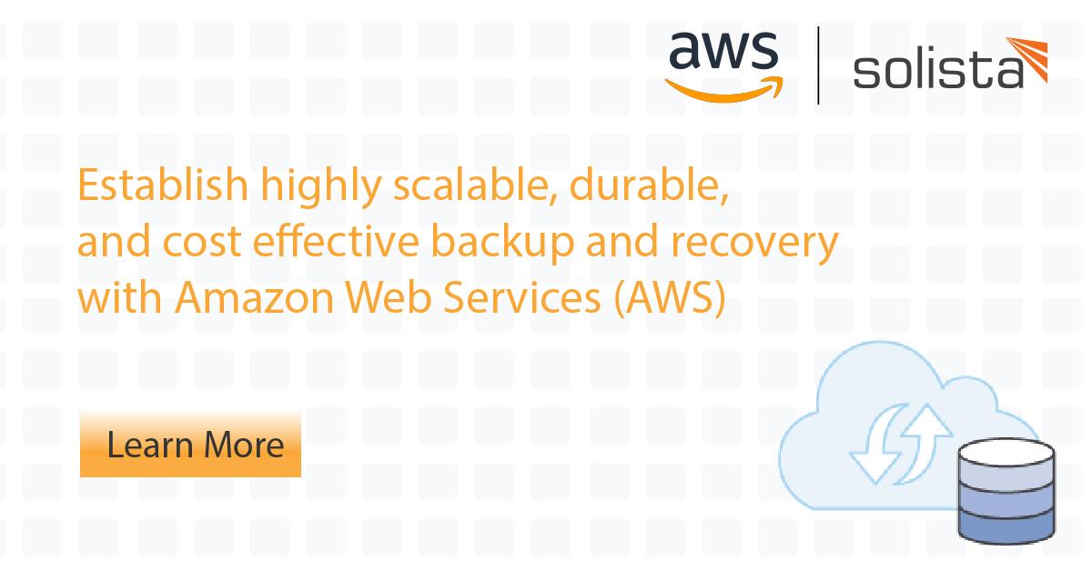 SolistaANZ's tweet photo. Whether you’re looking to store business critical #data or establish an off-premises recovery site, the AWS Global Infrastructure assists in establishing highly scalable, durable, and cost-effective #backup and #recovery. Read more: https://t.co/NxKFKSmVI0 https://t.co/eOBciBalg1