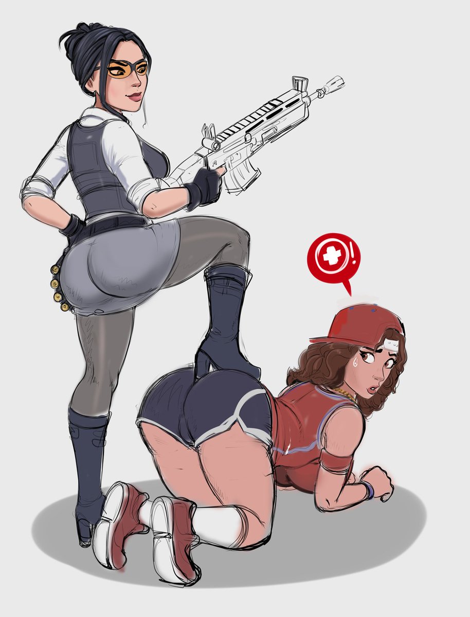 a Fortnite themed sketch I never ended up finishing @shadbase Σhädman 🤘 🏼...