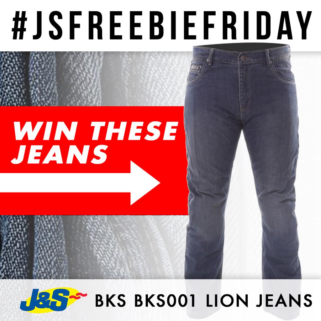 #JSFREEBIEFRIDAY Follow us on Twitter and retweet this post for a chance to win a pair of BKS Lion Jeans worth £79.99! You can also enter on Facebook &amp; Instagram! Winner announced on Tues Aug 6th. #Competition #Win #BKS #Motorcycle #Motorbike #Denim jsaccessories.co.uk/buy/bks-bks001…