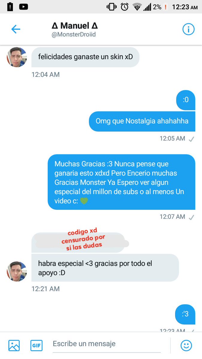 xAkbalx's tweet photo. #PubgLite #Monsterdroiides #MillonDeSubs #SinBateria
Quiero Agradecer A @MonsterDroiid Por La Skin De PUBG LITE Que Recibi Del Sorteo De parte de @PUBGLITE_MENA @PUBG Espero Sigan dando este tipo de codigos y de apoyos al canal Monsterdroiid 💚👀 Muchas Muchas Gracias https://t.co/82Q1wqPgHB