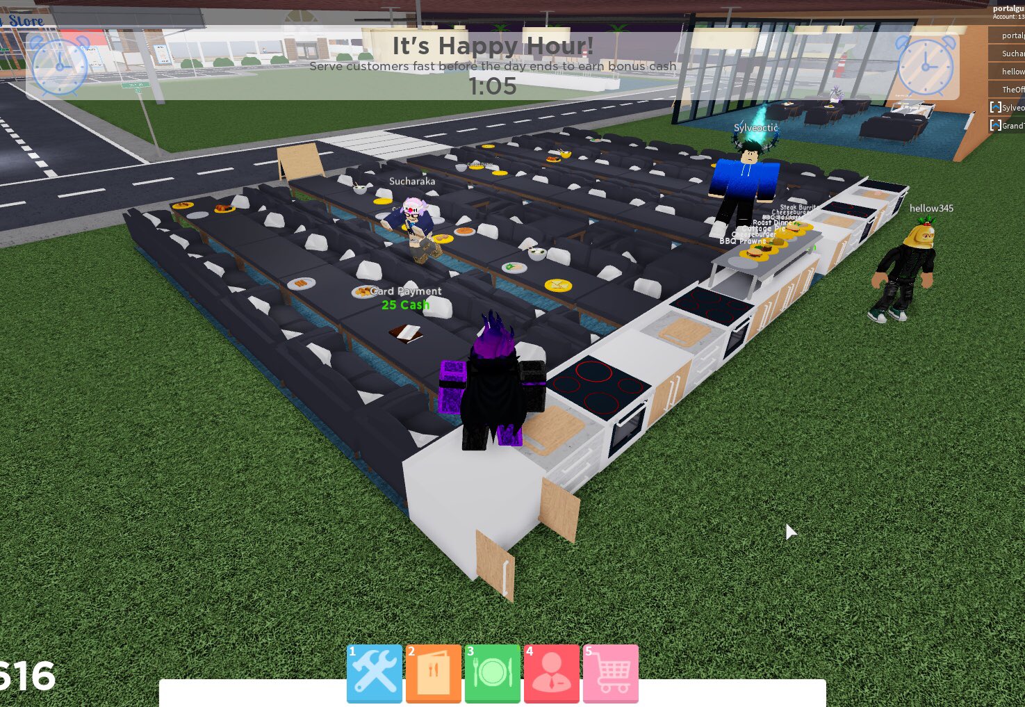 Ultraw On Twitter Players Have Learned The Best Method To Get Rich Quick In Restaurant Tycoon 2 Stacked Farming Of Tables And Chairs Should I Put Something In Place To - clone tycoon 2 all new codes 2019 roblox