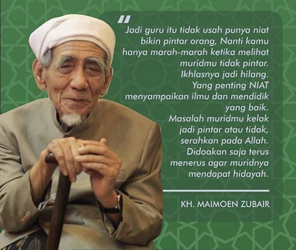 Innalillahi wainnailaihi raji’un.
Duka cita teramat dalam atas berpulangnya Ulama besar Indonesia, KH Maimoen Zubair.
Semoga Allah SWT tempatkan beliau di tempat terbaik di sisiNYA. Dan semoga Husnul Khotimah. Aamiin.