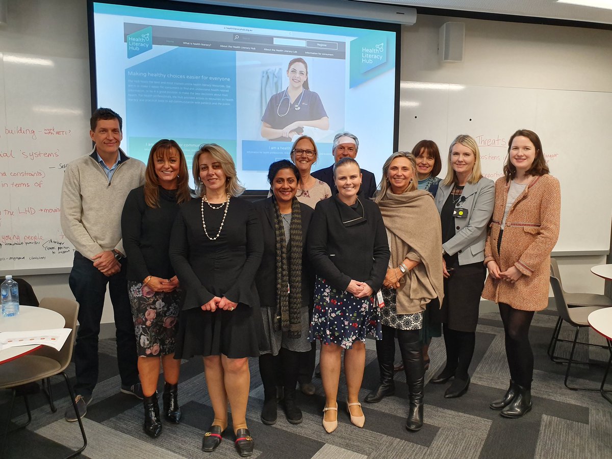 k_deridder's tweet photo. Lots of critical thinking from this group at the #westernsydney #healthliteracy hub today! @NSWCEC @WestSydHealth @DonNutbeam @orangewendy @Dmuscat92 https://t.co/wGeGOmnfRZ