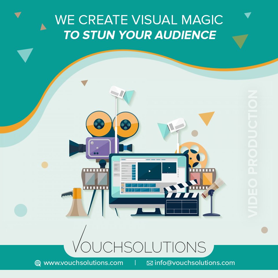 VouchSolutions's tweet image. Our #videoproduction deliver your brand’s message in most visually appealing way possible.Storyboarding to scripting to final production,we create #compelling #videos that resonate with right audience and leave a lasting impression on them.
vouchsolutions.com/contact-us