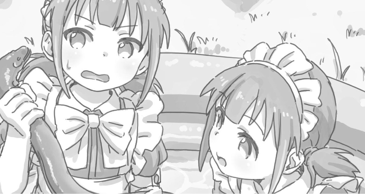 C96三日目にも手伝いでサークル参加させていただきます!
「あざらし亭」日 西R35aです。
こちらはアニメーター17名と演出1名のイラスト合同誌です。表紙は末澤慧さんです!
僕も一枚寄稿しています。
(サンプルは表紙とYKR、アラハルのトリミング)
参加者一覧はリプ欄で
よろしくお願いします! 