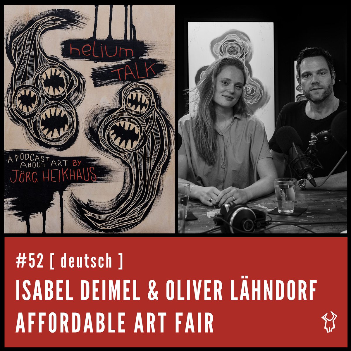 Out now - new german episode of the heliumTALK Podcast!
Episode #53: Isabel Deimel &amp; Oliver Lähndorf, Affordable Art Fair Hamburg

Links:⠀
heliumtalk.com⠀⠀⠀⠀⠀
iTunes / Apple Podcast: apple.co/2KiBCrH
Spotify: spoti.fi/2yIpw4y⠀
heliumtalk.podigee.io/53-aaf