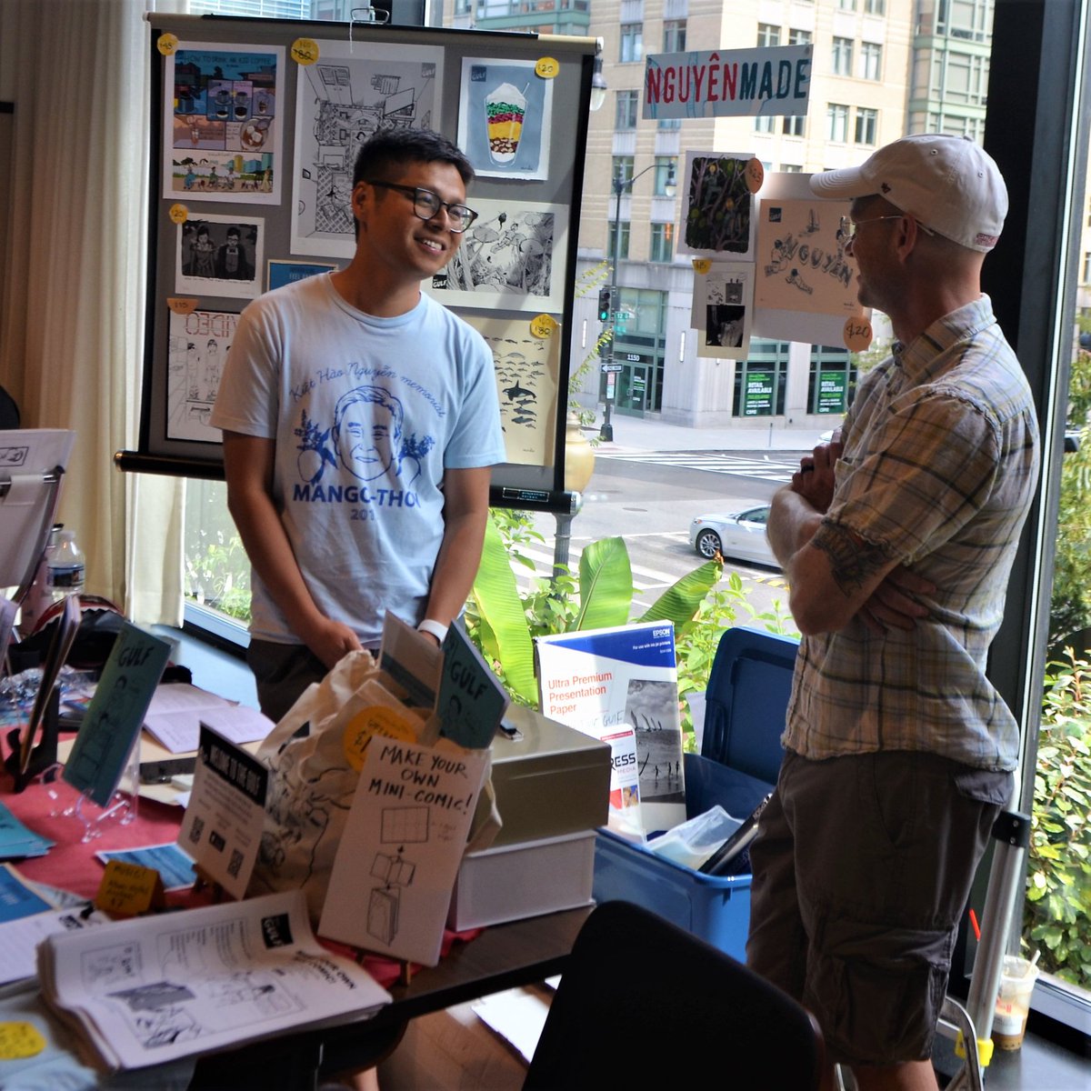 thaoworra's tweet photo. Some great moments of art, literature, education, and humor as we explored the very limits of what Asian American literature can look like at #AALitFest in Washington D.C. this weekend. https://t.co/S71aRwY01z
