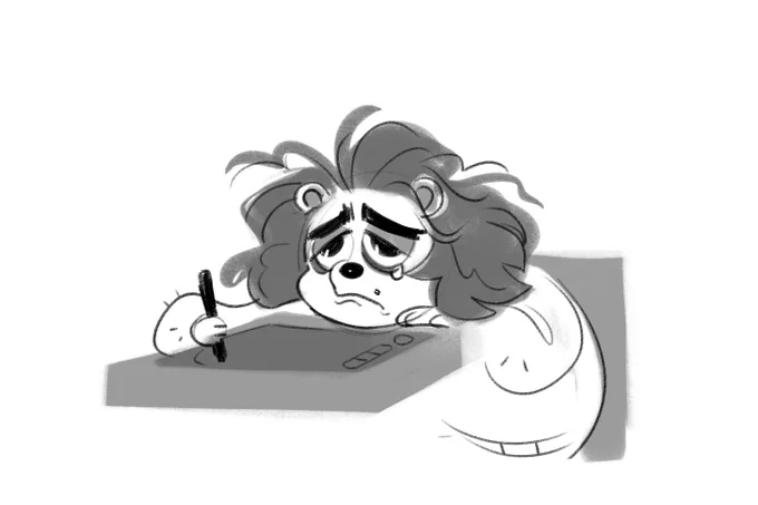 trying to find the motivation to draw tonight...but i'm just so damn sad about #TheOA getting cancelled...................how does one cope........ 