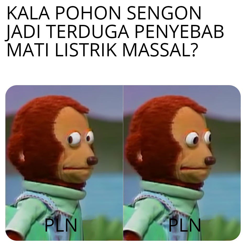 Viral Meme Penyebab Listrik Mati