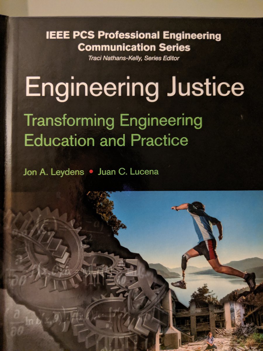 EvanMPeck's tweet image. I&apos;m on page 4 of &quot;Engineering Justice&quot; and have been tempted to pause and share quotes like 15 times. 

My 4-page sample tells me that anyone involved with #ethicalCS should stop and get a copy.

Big shout-out to @sciencemeandyou leading an upcoming book club at Bucknell on this.