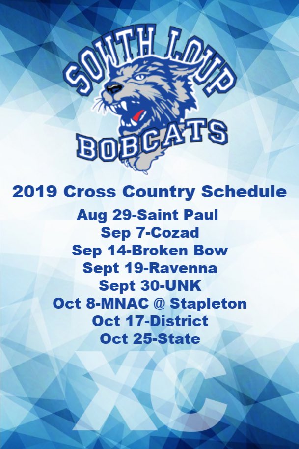 SLBcrosscountry's tweet photo. #SLBcrosscountry #1styearprogram #2019XCschedule https://t.co/9VdfEWe05T