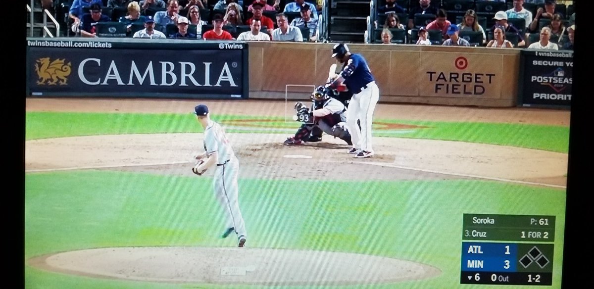 SportsFanMedic's tweet photo. Give me robo umps NOW! #Braves #ChopOn #MLBUmpsSuck @MLBumpires https://t.co/WjvvmIkmHO