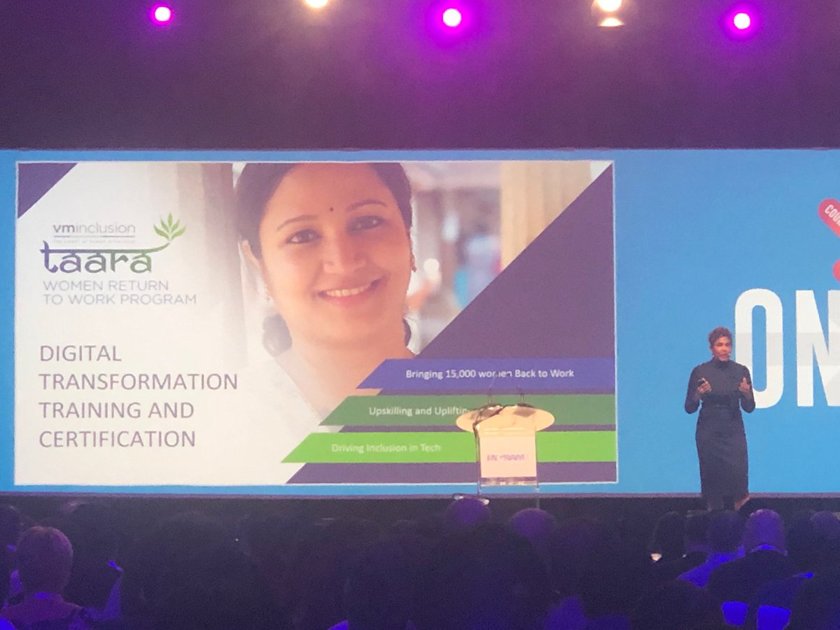 MattZwol's tweet photo. Great initiative in India from @vmware with project Taara - helping women return to work. @UmaThana #IngramMicroONEAPAC https://t.co/mVPZvxdbIl