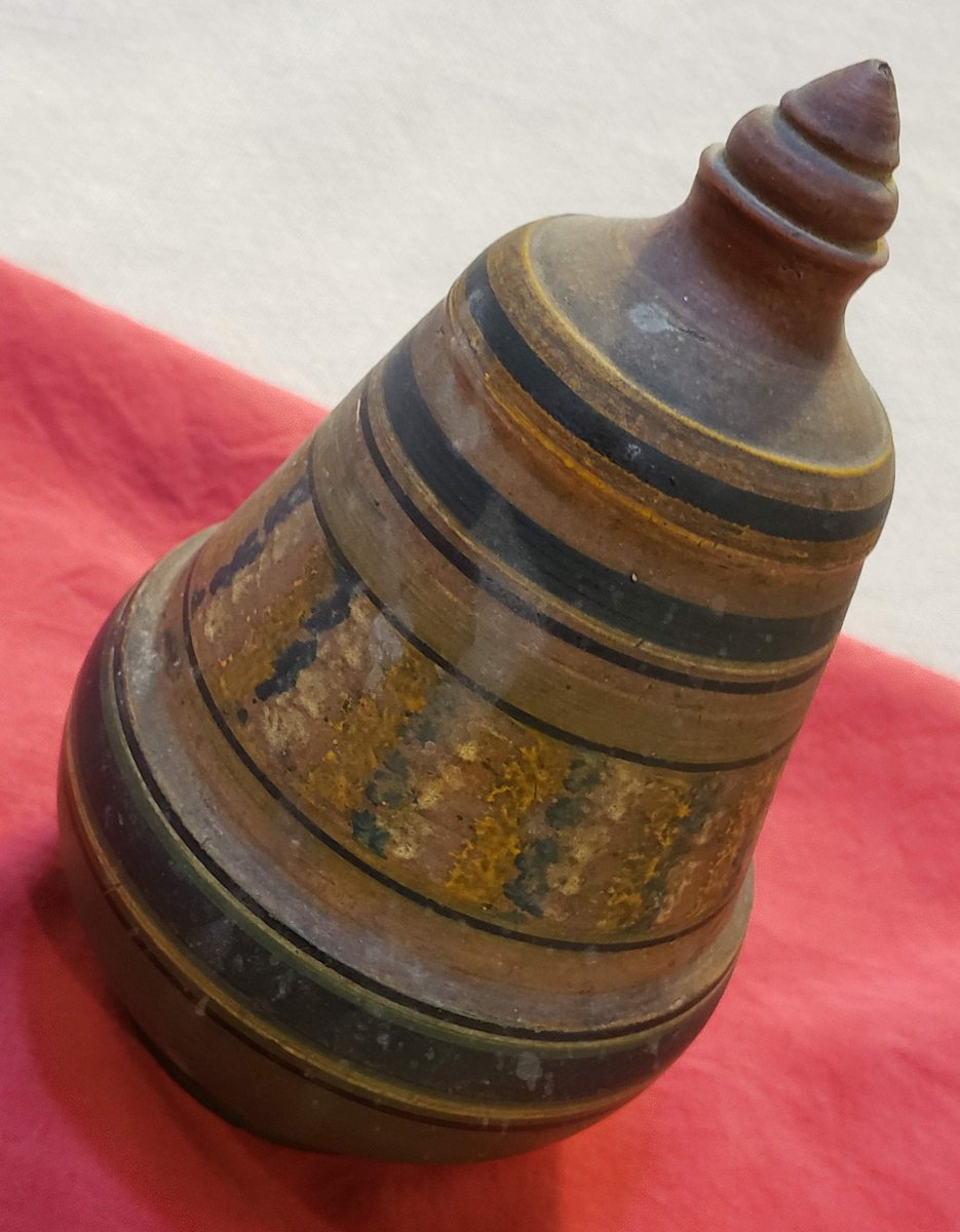 atticesoterica's tweet photo. Vintage Hand Crafted Pottery Bank Hand Painted Folk Art Grecian Roman Design Finial Middle Eastern Inspired Brown Green Black 1960s 1966 https://t.co/HprfV6laOp #AtticEsoterica #Vintage #Etsy #PotteryBank https://t.co/aA58fgpCRF
