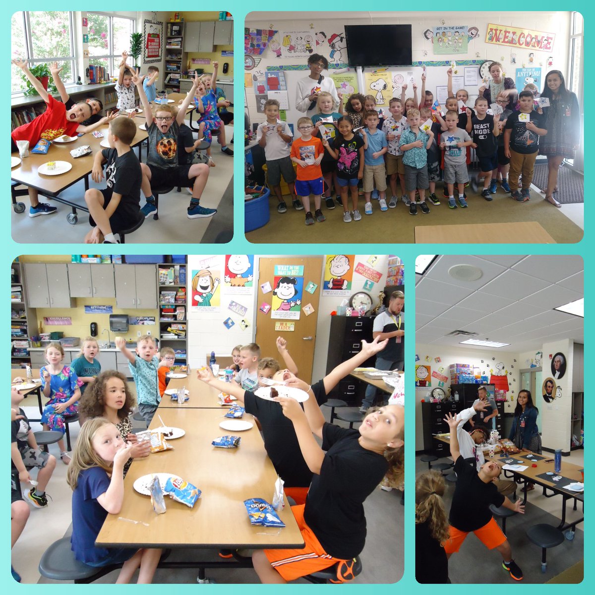 fmteducare's tweet photo. First Day of 2019-20 Educare! We celebrated the 1st Day of School, the Apollo 11 50th Anniversary & played ๐๐๐#WeColoredStarsForAGroupArtProject #AstronautCraft #AstronautObstacleCourse #WePlayedGuessTheTeachersPlaylist #OneSmallStepForMan #OneGiantLeapForEducare #WeHadCake ๐ฐ https://t.co/8Dhef4MGeQ