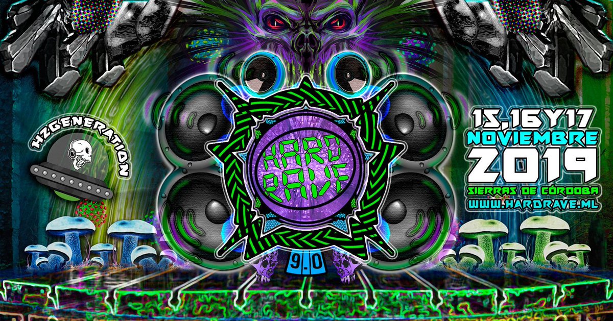 BASSBRAINDNB's tweet photo. Raves 100% confirmadas. Temporada 2019/2020!
☠️ 15/16/17 Noviembre en ARGENTINA
HARDRAVE 9.0 en CÓRDOVA Pronto + info
#HardTek #TribeTekno #TribeCore 
☠️ 9/10/11/12 Enero 2020 en CONCEPCIÓN
Hybrid Fest ✬ Open Air Rave 2020 
#TribeTekno #HardTek #TribeCore

#NoBassNoFun https://t.co/PKI20h3WB0