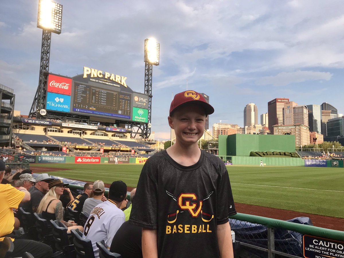 MLB park #13 for Luke. Some guy named Yelich hit a homer seconds after this photo was taken.