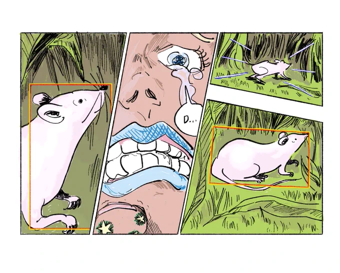 ssw this panel and i was immediately gripped by an indescribable emotion . maybe the real golden rectangle was the rat you found along the way 