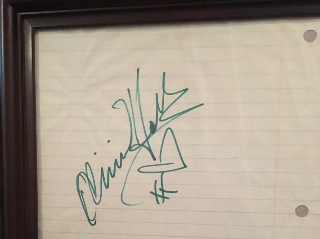 Happy birthday olivia holt and i m sorry for stalking u in 3rd grade but this autograph was definitely worth it 