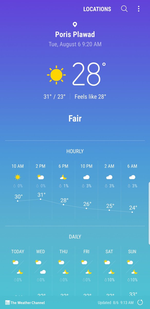 Udah ngga #dingin lagi, baru bangun :(