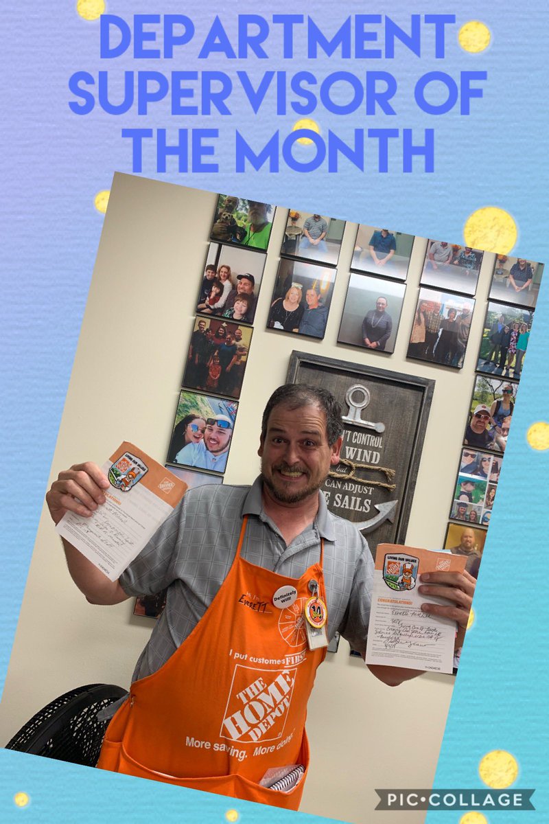 chelzyb20's tweet image. Can I get a whoot whoot !! Congratulations to K&amp;amp;B department supervisor Everett rollin with 2 Homers !! Thank you for all that you do .