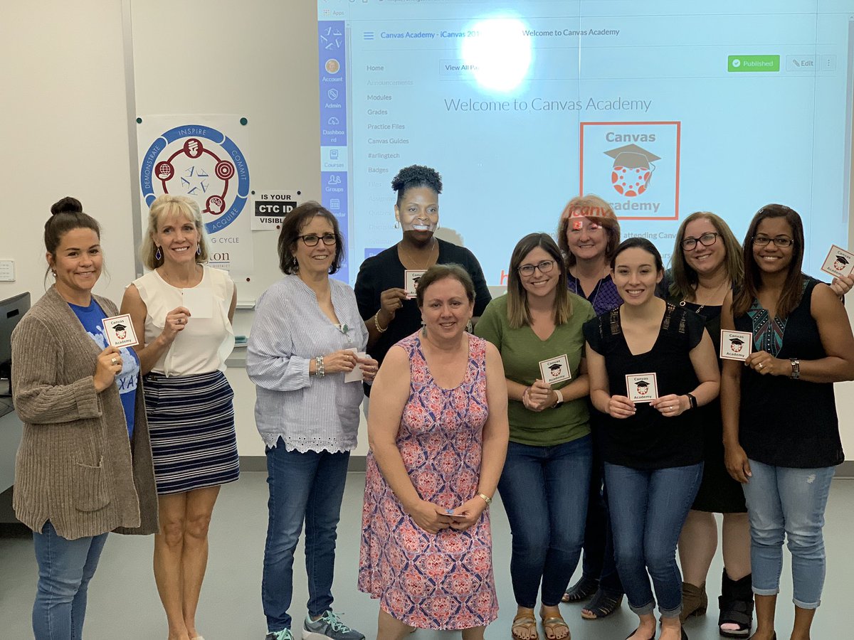 Friday we had a great Elementary Canvas Academy class! These teachers were so much fun to work with! <a href="/AISDTI2/">Arlington ISD Technology Integration & Innovation</a> #icanvas19  <a href="/ArlingtonISD/">Arlington ISD</a> #arlingtech <a href="/Levianne/">Levianne Mirabelli</a>