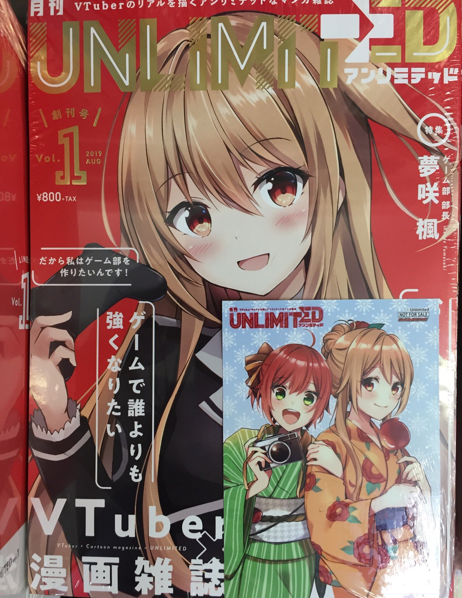 月刊Unlimited 道明寺ここあ、桜樹みりあ ブロマイド 月刊Unlimited 道明寺ここあ、桜樹みりあ ブロマイド