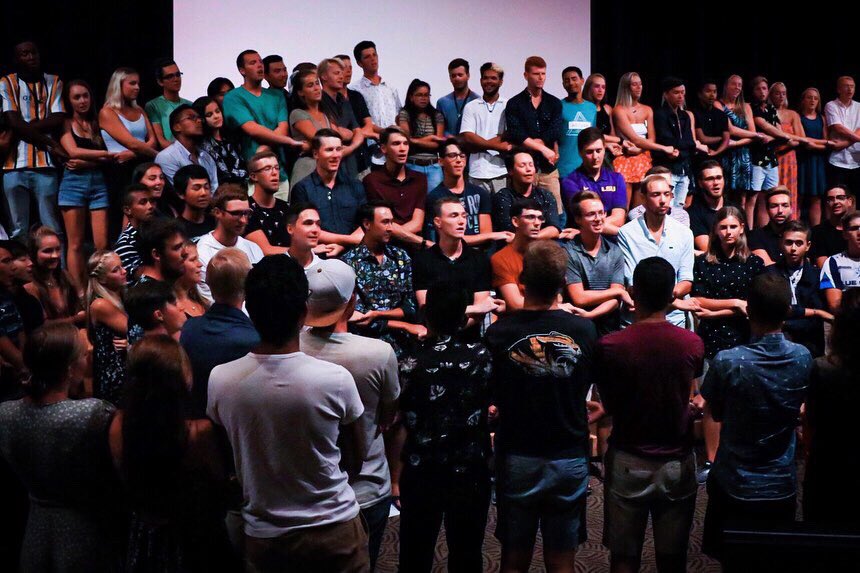 TheBlueStars's tweet photo. We had a wonderful banquet tonight celebrating with our Blue Stars family. Reflecting on the season, we are thankful for the memories we have made together and are eager for the ones left to make ๐๐
#BlueStars2019 #dci2019 #FCO https://t.co/56QPMuxi9e