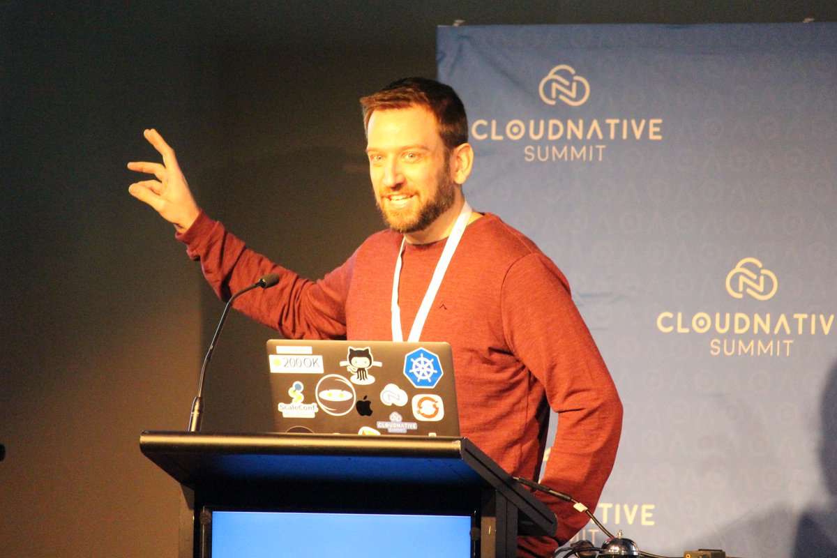 cloudnativego's tweet photo. GitOps Driven Deployments on OpenShift by Heather Cumberworth-Lane &amp; Everett Toews

#cloudntv #cloudnativeANZ @hcumberworthl @etoews https://t.co/tSMQI8tmub