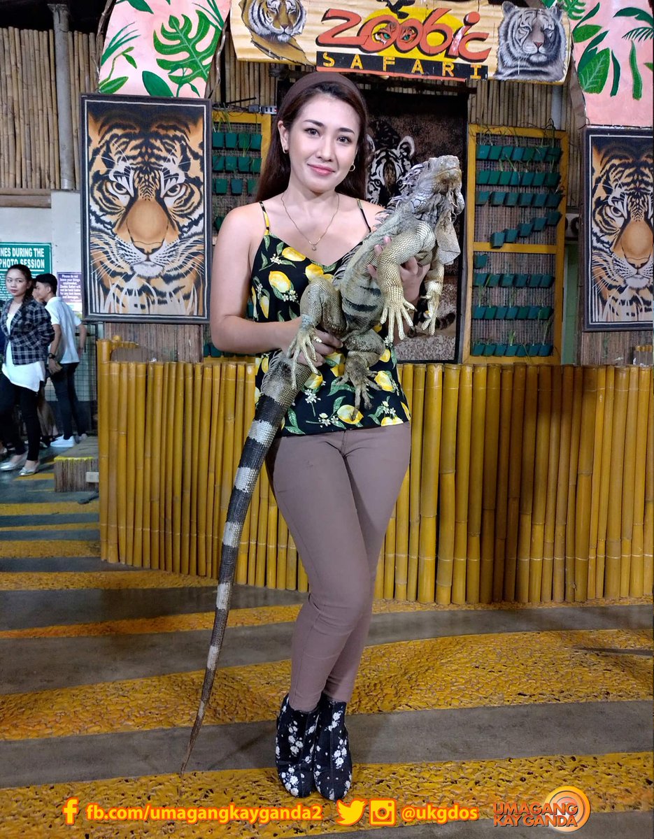 ukgdos's tweet photo. Kakaibang adventure ang sinubukan ng #UKGSquad na sina Roxy, Martin, and Pat kasama ang wild animals sa Subic! 🐅🐯 https://t.co/85cps95FvG
