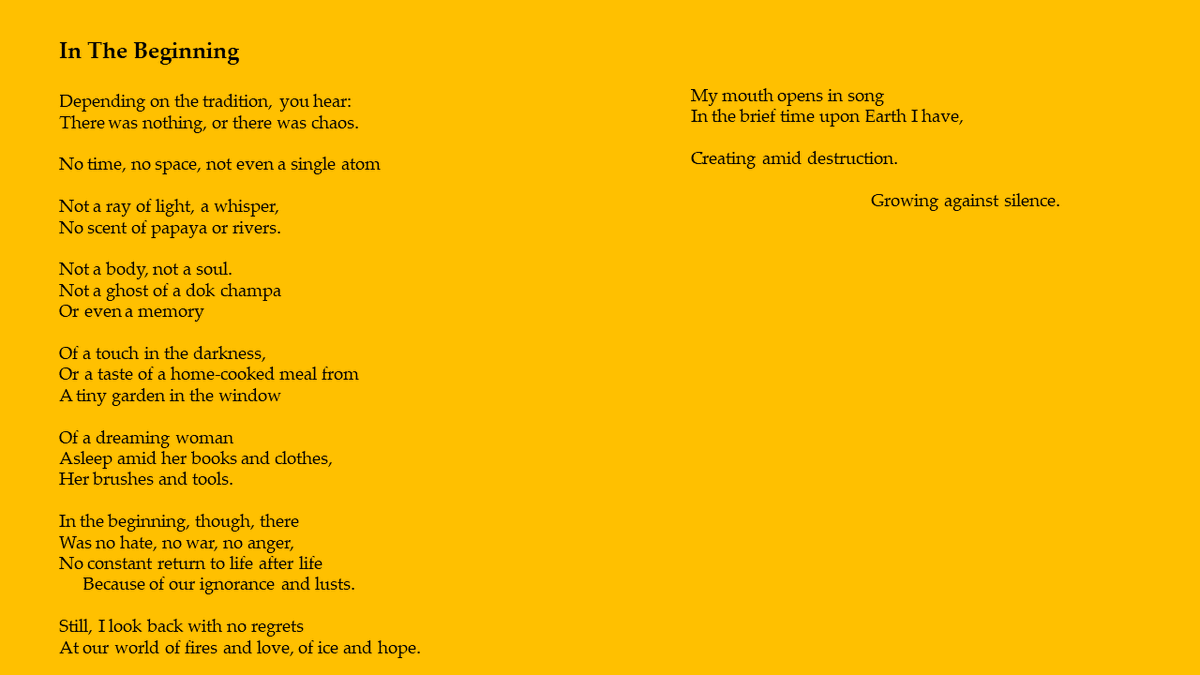Laomagination's tweet photo. Some of the poems we presented at @Laomagination at #AALitFest in Washington D.C. that will be part of the 2020 exhibit in Minneapolis as part of the @JoyceFdn Award with @LaoCenterMN https://t.co/483T4xm3dO