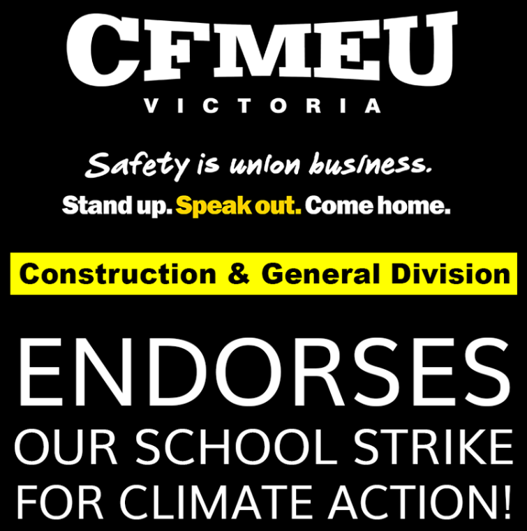 WgarNews's tweet photo. @WhteRbbnAdvocat @BlakandBlack @lynlinking @Triplejay58 @YaThinkN @greenleftweekly @Absurd_Penguin @anne_clothier @OddemocracyA @MorpheusBeing @RightsLGBTI @StopAdaniCairns @Jackthelad1947 @JennyPineapple2 @RobRobbEdwards @rjstrikers @robynlesley3 @XRebellionAus @ExtinctionR @ActOnClimate @elyasgarad @CFMEU @sallymcmanus @unionsaustralia #Solidarity #Partners '#Unions Endorsing Us' #SS4C
'Click on a #UnionLogo to see their #StatementOfSupport..'
https://t.co/NCmE5IEmCT
'Thank U so much to the #CFMEU Vic/Tas #ConstructionAndGeneralDivision for your support!' #ClimateStrike
https://t.co/skvYMmRaXS
#JoinaUnion https://t.co/PNjbmuICxK