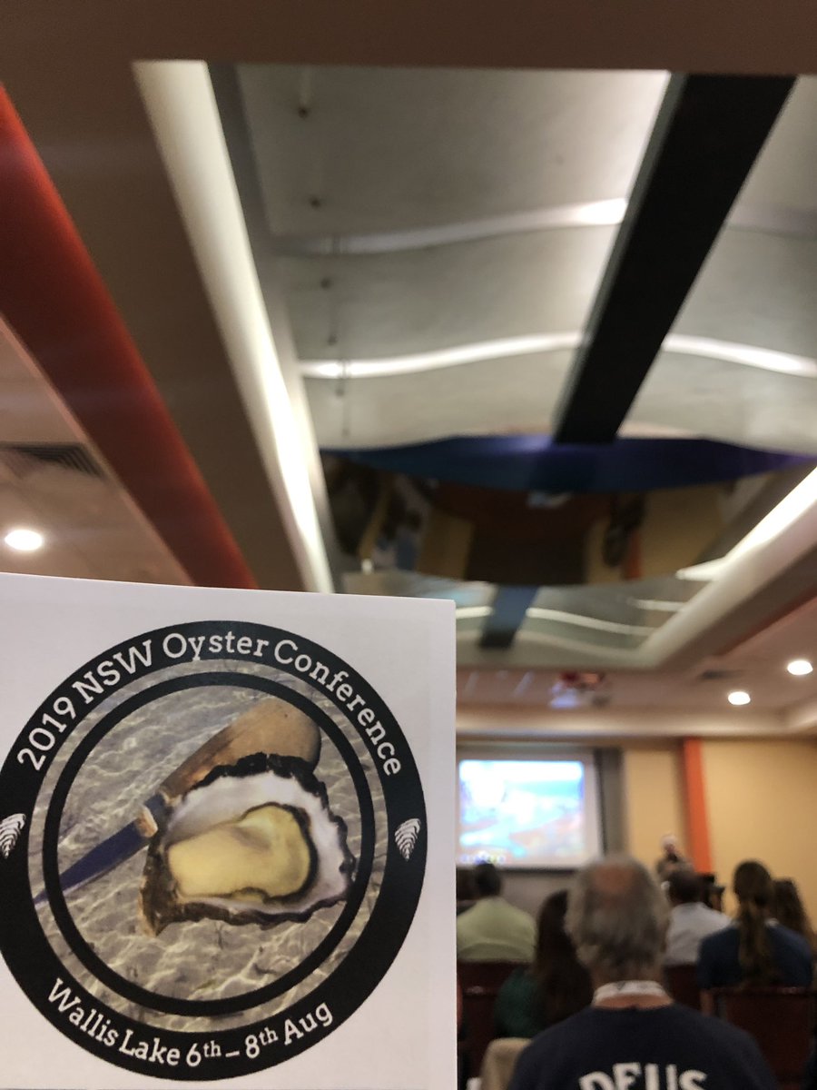 What a better way to spend the #WorldOysterDay than in the #NSWOysterConference! Super excited to be here!