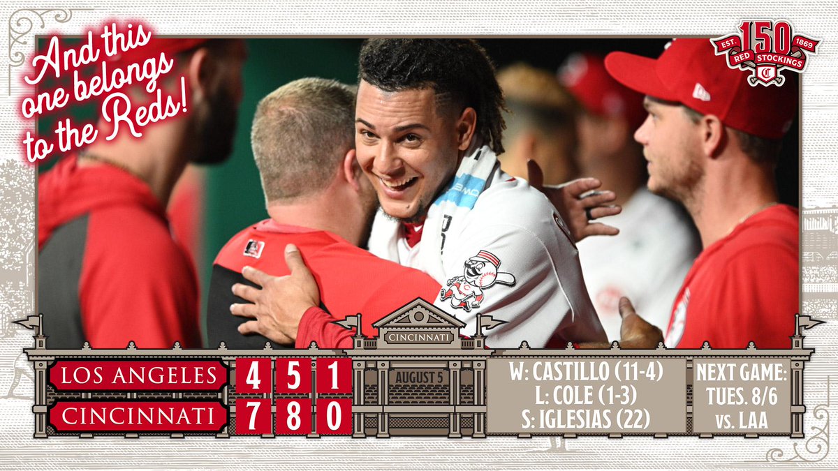 Reds's tweet photo. #LaPiedra dazzles again! ➡️ https://t.co/AbLv5VoEMq

#BornToBaseball https://t.co/mSPWzCxu4p