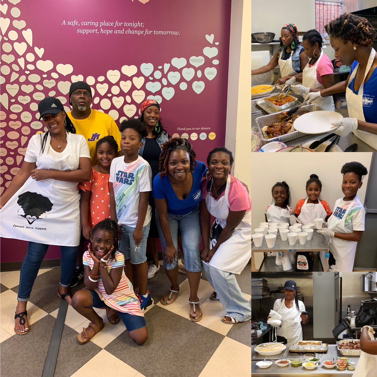 MySisMyFriends's tweet photo. How does our team wind down at the end of an awesome weekend? They don’t cause it’s First Sunday’s Dinner at @calvarywomendc. Great job team!
#TeamMSMF #connect #serve #support #community #volunteer #giveback #homeless #women fun #friends #dc #dmv #dcnonprofit https://t.co/GnpjThEXCt