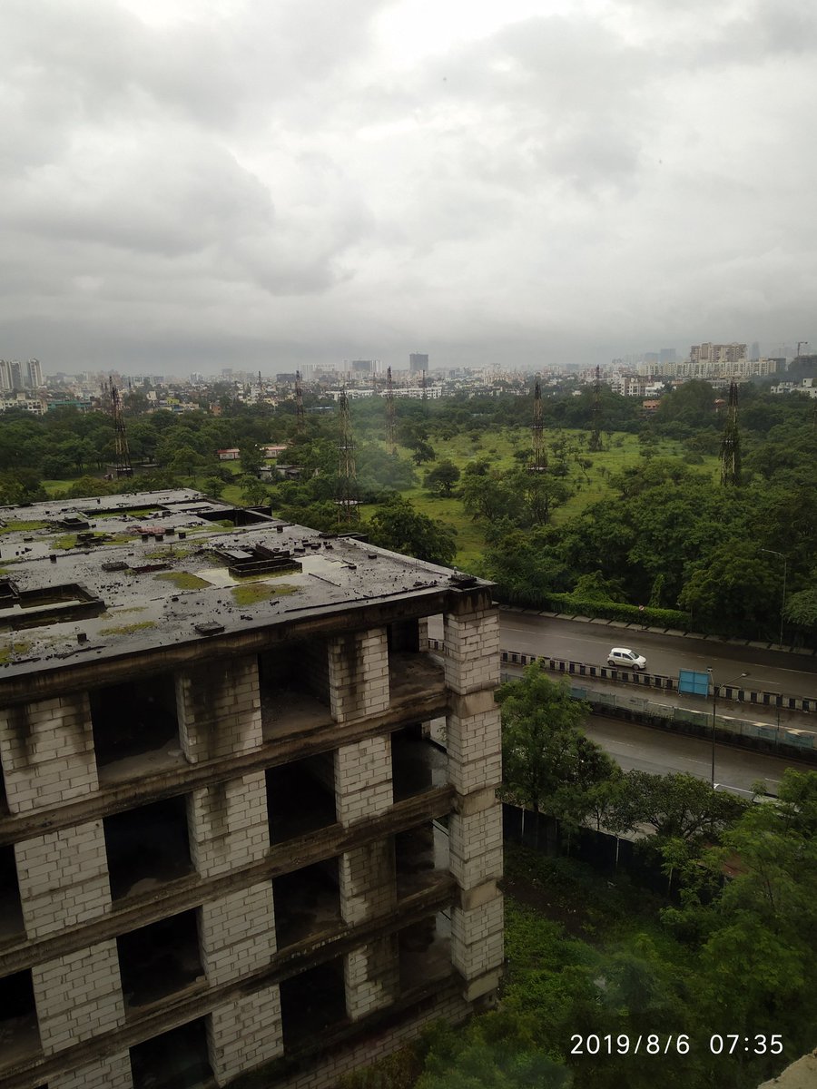 From drought to flood
View from hotel #pune