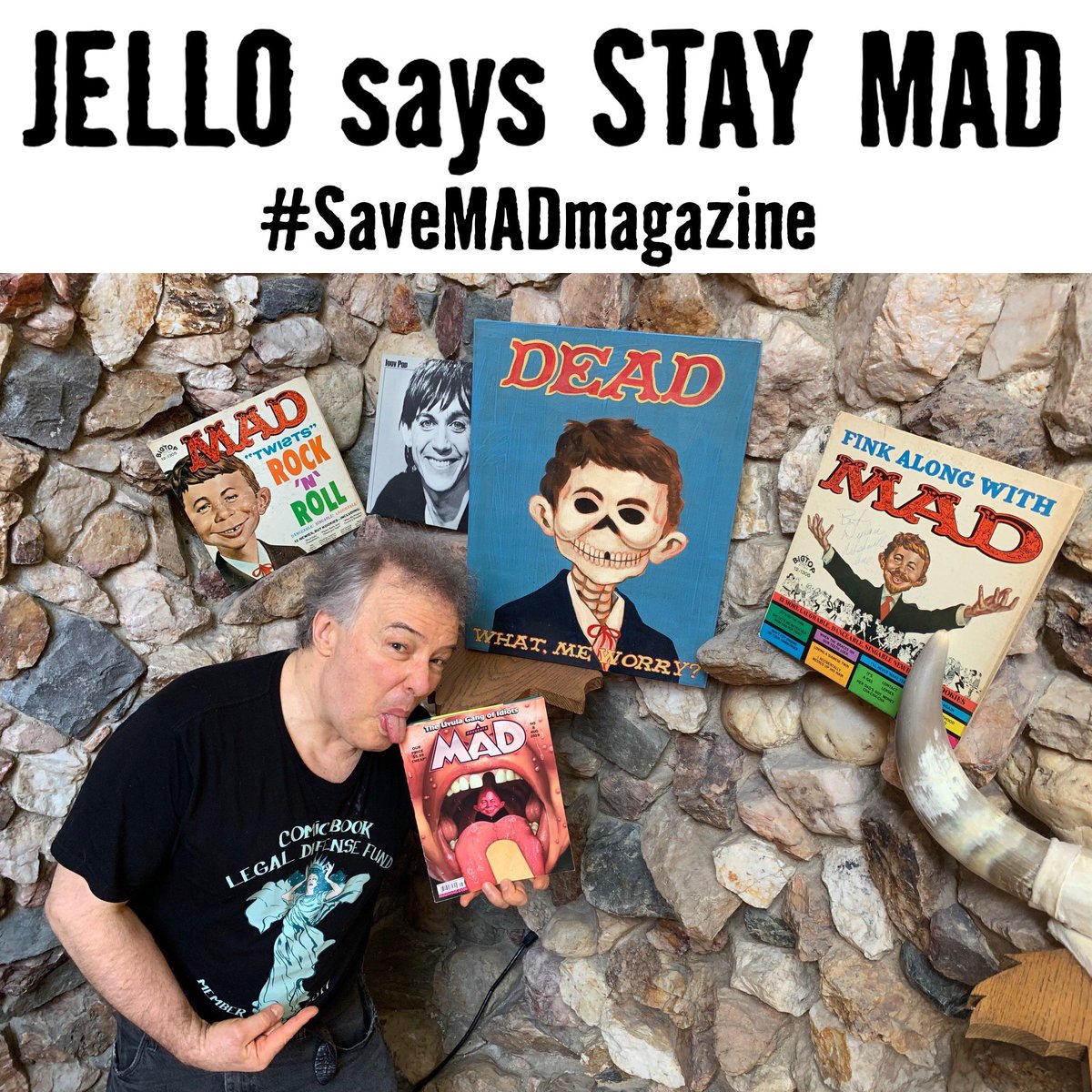 daltonhvaughn's tweet photo. Dude the thought of Jello Biafra seeing my artwork is making my mind implode. #SaveMADMagazine #DeadKennedys #JelloBiafra https://t.co/ZdFBOWBRvr