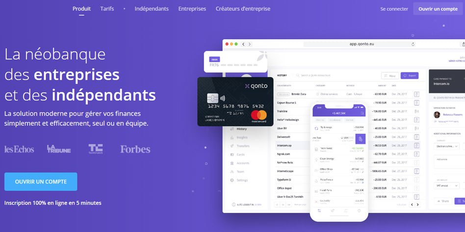 stef_Compare's tweet photo. Bravo à #Qonto la #neobanque des entreprises élue 1ère #Fintech en France! Découvrez les raisons de son succès et sa stratégie à venir :https://t.co/uStCi89oAG #banque #LegalStart #EasyBlue #stationF  @getqonto https://t.co/FfqZa4QNs1