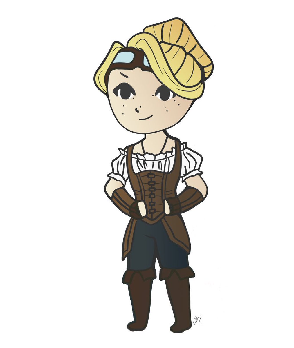 WaywardInspira1's tweet photo. In love with my current DnD character Penny and sad that the campaign she’s playing in right now is coming to an end tomorrow https://t.co/UFfMm1q2VZ
